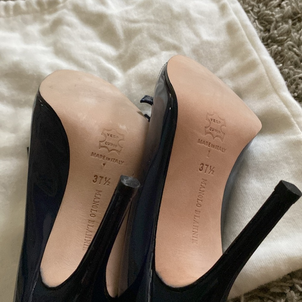 Manolo Blahnik pump open toe with crystal size 37.5 - Picture 10 of 12
